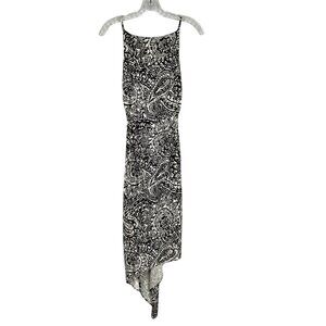 White House Black Market Womens Sleeveless Paisley Midi Dress WHBM size Small